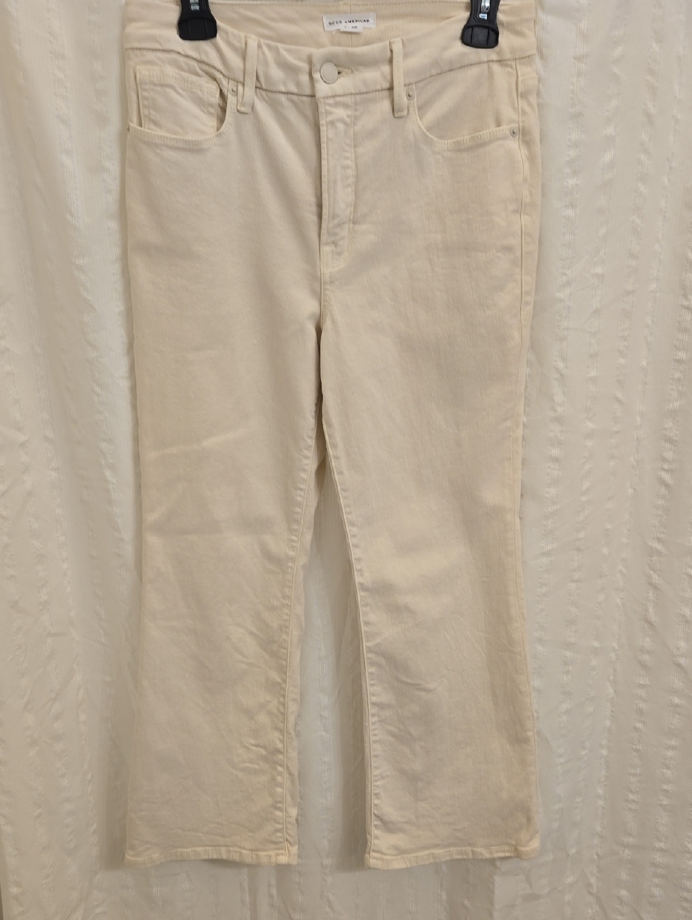 Good American Women's Straight Leg Jeans in Cream